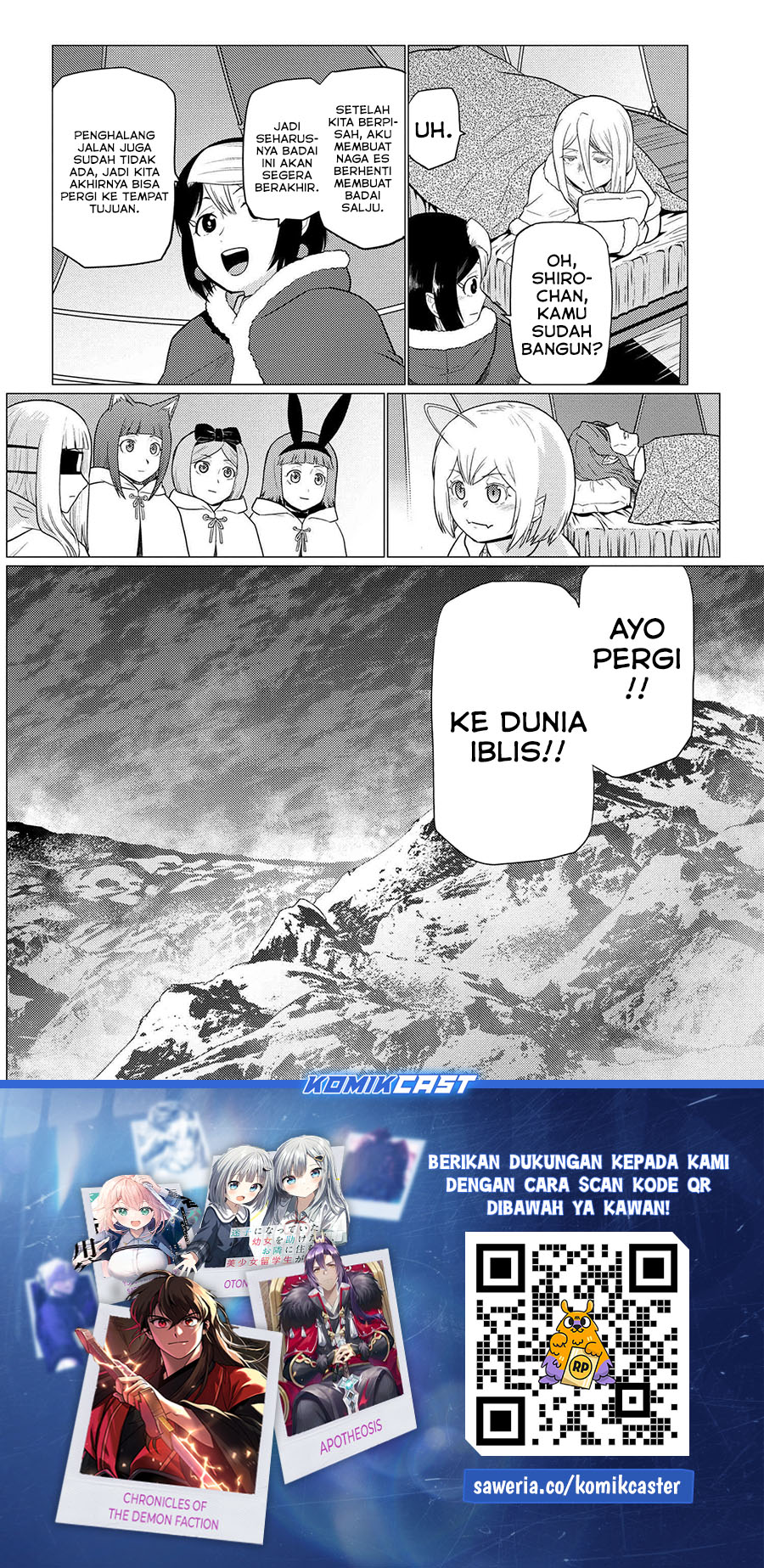 Kumo desu ga, Nani Ka? Chapter 70.1 Gambar 17